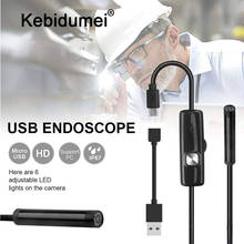 kebidumei 7mm Mini USB Endoscope Waterproof 720P HD Borescope Snake Inspection Tube Video Camera Adapt For Smart Phone 2024 - buy cheap