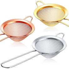 Promotion! 3 Pieces Cocktail Strainer Stainless Steel Tea Strainers Conical Food Strainers Fine Mesh Strainer Practical Bar Tool 2024 - buy cheap