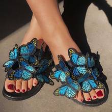 Summer Women Sandals Platform Retro Sandals Butterfly Flower Women'S Shoes Outside Beach Ladies Sandals Sandalias Mujer 2024 - buy cheap