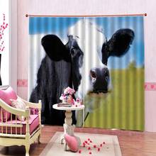 morden animal curtains 3D Blackout Curtains For Living room Bedding room Drapes Cotinas para sala personality curtains 2024 - buy cheap