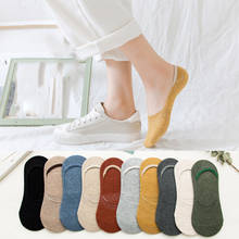 5 Pairs /Lot Summer Women's Mesh Socks Set Korean Style Candy Color Thin Transparent Non-Slip Invisible Cotton Socks Slippers 2024 - buy cheap