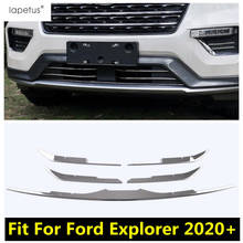 Накладка на решетку радиатора для Ford Explorer 2020, 2021, из нержавеющей стали 2024 - купить недорого