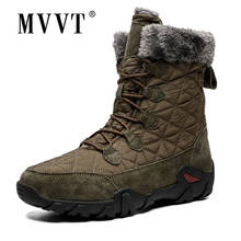 Size 47 Genuine Leather Hiking Boots Men Sneakers Outdoor Hiking Shoes Snow Footwear Trekking Shoes Waterproof Keep Warm 2024 - buy cheap