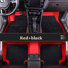 Custom car mats for Peugeot 2008 206 207 3008 301 307 308 308S 4008 408 5008 508 508L 207C 308CC 308SW 607 RCZWaterproof leather 2024 - buy cheap