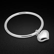 Yasmin-pulsera de plata de ley 925 para mujer, brazalete de plata auténtica, regalo romántico para el Día de San Valentín, joyería fina 2024 - compra barato