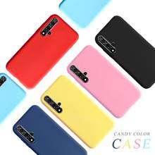 Funda de silicona suave para Huawei, funda de Color caramelo para Honor 9A, 9C, 9X, 8S, 8C, 8A, 7S, 7X, 7C, 7A Pro, Honor X10, 9S, 20S, 8X, 10 Lite, Nova 5T 2024 - compra barato