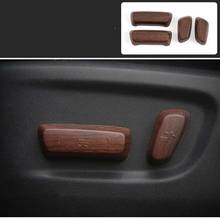 For Toyota Land Cruiser Prado FJ150 2018 2019 ABS Pattern Seat Adjustment Knob Trim Cover Car Styling Accessories 4pcs 2024 - buy cheap