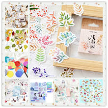 46pcs/pack Kawaii Cute Cartoon Paper Decorative Stickers Scrapbooking For DIY Product Diary School Supplies 12 Styles Can Choose 2024 - buy cheap