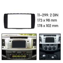 2Din Car Stereo Radio Panel Frame for Toyota Hilux Fortuner 2012 2013 2014 2024 - buy cheap