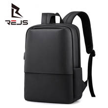 REJS LANGT Laptop Backpack Men 14 Inch Business Office Work Waterproof Backpacks with Charging School Bag Travel Mochila 2024 - buy cheap