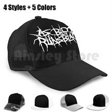 Gorra de béisbol con Cierre trasero ajustable, gorro de béisbol con banda de Metal, estilo Hip Hop, color negro 2024 - compra barato