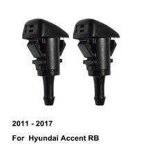 Bocal de lavagem de para-brisa dianteiro 986303j000 para hyundai accent rb (2011-2017) (pacote de 2) 2024 - compre barato