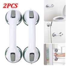 2PC Bathroom Suction Cup Handle Grab Bar Toilet Bath Shower Tub Bathroom Shower Grab Handle Rail Grip for Elderly Safety 2024 - buy cheap