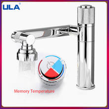 ULA 360° rotate basin faucet tap water mixer thermostatic faucet sink tap waterfall bathroom fixture with nozzle shower head 2024 - buy cheap