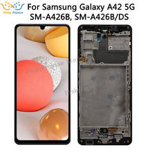 Super AMOLED для Samsung A42 5G ЖК-дисплей A426B ЖК-дисплей с сенсорным экраном дигитайзер в сборе для Сань Син Galaxy A426 ЖК-дисплей 2024 - купить недорого