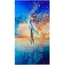 large  abstract DIY Diamond Embroidery,Round Diamond BALLERINA GIRL Full Diamond painting cross stitch,needlework mosaic  YG2027 2024 - buy cheap