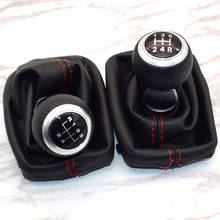 6 Speed 5 Speed Gear Shift Stick Lever Knob Gaiter Gaitor Boot Cover For Audi /A3 /S3 8L 2001 2002 2003 2024 - buy cheap