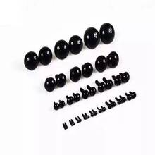 Doll Accessories Eyes For Dolls Toys Doll Eyes 100pcs 6-12mm Black Plastic Crafts Safety Eyes for Teddy Bear 2024 - buy cheap