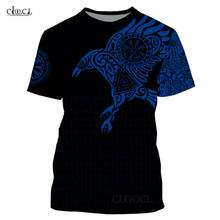 CLOOCL Newest Viking Odin Crow 3D Print Men T Shirt Harajuku Summer Short Sleeve Street Casual Unisex T-shirt Tops Drop Shipping 2024 - buy cheap