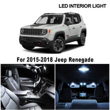 13 шт., Автомобильные светодиодные лампы Canbus 2015-2018 для Jeep Renegade 2024 - купить недорого