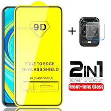 2 in 1 Full Cover 9D Tempered Glass For Xiaomi Redmi Note 9S 8 7 Pro 8T Redmi 7 8 7A 8A K30 Pro Protective Screen Protector Film 2024 - buy cheap