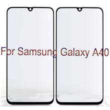 A + Качество для samsung Galaxy A40 сенсорный экран дигитайзера стеклянная панель для Galaxy A 40 без детали гибкого кабеля 2024 - купить недорого