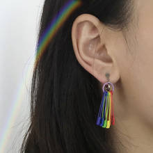2 Pcs/Set Simple Women Earrings Brooch Multicolor Geometric Pendant Earring Ear Clip Set Fashion Party Jewelry Gifts 2024 - buy cheap