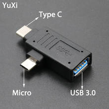 YuXi Android micro C Adapter Type C Micro USB Plug to USB 3.0 Adapter USB C Converter Type C Cable Adapter Connector 2024 - buy cheap