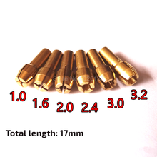 1Pcs Tail 4.3mm Brass Drill Chuck Collet Bits Shank Rotary Tool Accessories Chucks Copper Clip Flexible Shaft Screw Cap Nut Bit 2024 - купить недорого