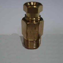 1/8 "1/4" bspp rosca macho x 8mm od tubo de bronze conector de compressão adaptador encaixe de tubulação para tubo lubrificante 2024 - compre barato
