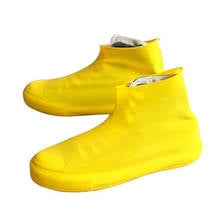 Sapatas impermeáveis reutilizáveis da bota da chuva das tampas da sapata do látex antiderrapante c66 2024 - compre barato