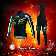 Free Shipping Warm Winter Road Bike Clothing Men Thermal Fleece Cycling Jersey Set 2022 Male Kit Bicycle Clothes MTB Suit Dress 2024 - buy cheap