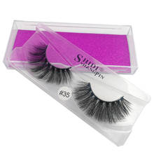 SHIDISHANGPIN 1 Pair mink eyelashes natural long 3d eyelashes 3d mink lashes hand made makeup false lashes 1 box Faux Cils #3536 2024 - buy cheap