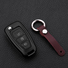 Брелок для ключей с дистанционным управлением, чехол для Ford Fiesta Focus 3 4 MK3 MK4 Mondeo Ecosport Kuga C-Max Fusion Edge Galaxy с брелком 2024 - купить недорого