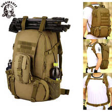 SINAIRSOFT Waterproof Nylon Military Tactics Backpack 40L Large Capacity Men 15 Inch Laptop Rucksack  Travel Hike LY2001 2024 - buy cheap