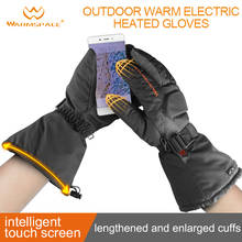 Winter USB Hand Warmer Electric Thermal Gloves Man and Woman  Battery Heated Gloves Cycling Motorcycle Bicycle Ski Gloves 2024 - buy cheap