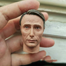 Cabeza esculpida del dr. Hannibal Lecter 1/6 Mads Mikkelsen para figuras de 12 ", 2,0 2024 - compra barato