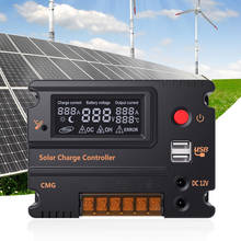 Контроллер заряда солнечной батареи Anself с ЖК-дисплеем, 20 А, 12 В, 24 В 2024 - купить недорого