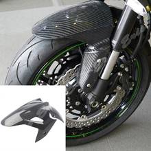 Guardabarros delantero de sarga 3K de fibra de carbono PrePreg, para Kawasaki Ninja250 Ninja400 2018-2019 2024 - compra barato