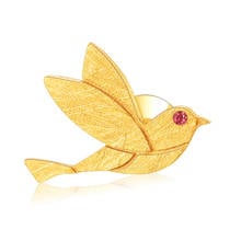 Lotus Fun Real 925 Sterling Silver Designer Handmade Fine Jewelry Creative Peace Dove Women Brooches Broche Pin Badge 2024 - buy cheap