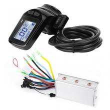 24/36/48v 350w scooter elétrico controlador do motor display lcd kit acelerador polegar 2024 - compre barato