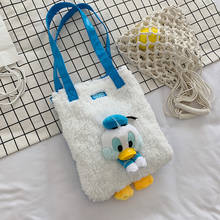 New Disney Cute Cartoon Donald Duck Shoulder Bag Large-capacity Messenger Bag Fashion Handbag Tote Bag 2024 - buy cheap