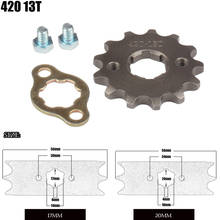 Motorcycle Front Engine Sprocket 420 17mm 20mm 13 Tooth for Stomp Upower Dirt Pit Bike ATV Quad Go Kart Moped Buggy Scooter 2024 - buy cheap