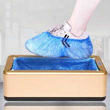 Máquina de cobertura de sapato automática casa inteligente ferramenta de manga de sapato descartável à prova d' água máquina de cobertura de pé organizador de sapatos 2024 - compre barato