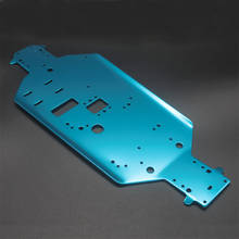Hsp 06056 hsp peças originais, para modelos de carro 1/10 r/c, chassi metálico de alumínio azul 06056 2024 - compre barato