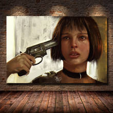 Canvas Art Print Wall Painting Leon The Professional Black White Movie Posters And Prints Nordic Wall Pictures For Living Room 2024 - buy cheap