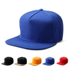 Boné de algodão para homem em branco diy ajustável hip hop feminino preto vermelho azul laranja para rap 2024 - compre barato