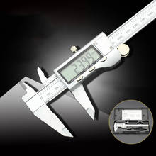 HKFZ-herramienta de medición de paquímetro, calibrador Digital de acero inoxidable, 6 ", 150mm, Calibre Vernier 2024 - compra barato