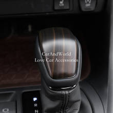 ABS Carbon Fiber Interior Gear Shift Knob Head Cap Emblem Cover Trims For 2019 2020 Toyota RAV4 RAV 4 Car Styling Accessories 2024 - buy cheap