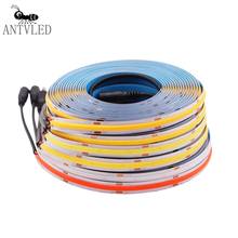 Tira de luces Led Flexible COB de alta densidad, luces Led FOB regulables, blancas/naturales/blancas cálidas/Rojas/azules/verdes, IP30 DC12/24V 2024 - compra barato